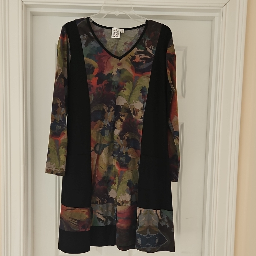 Parsley & Sage Multicolor Long Sleeve Dress